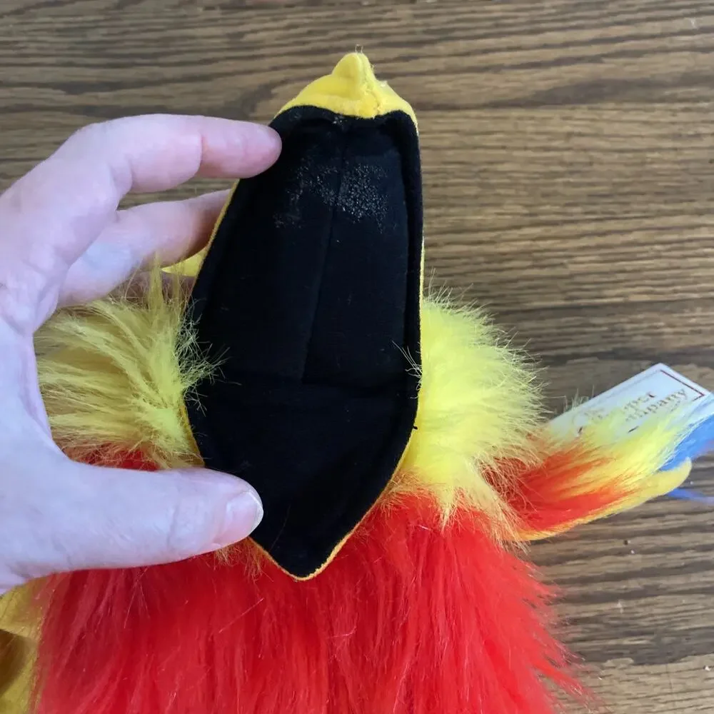 The Puppet Company Large Scarlet Red Macaw Parrot Bird Hand Puppet With Squawk